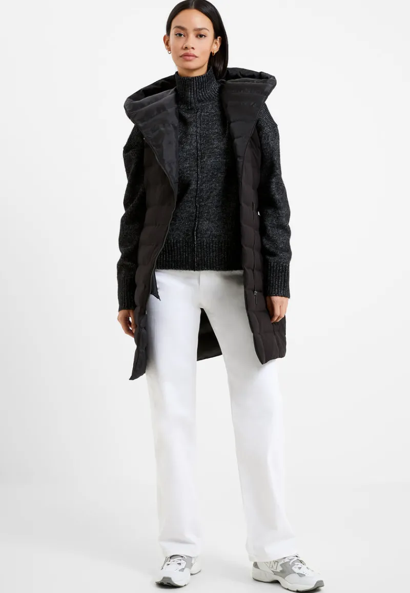 FRENCH CONNECTION Coats & Jackets<Iolini Puffer Midi Gilet Black/Black