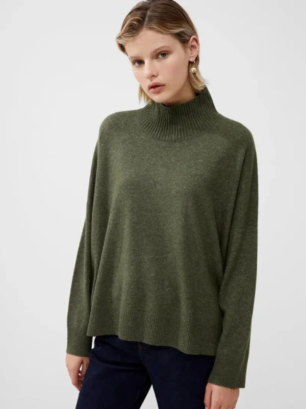 FRENCH CONNECTION Jumpers & Cardigans<Jeanie Vhari Recycled Roll Neck Jumper OliveNightMel