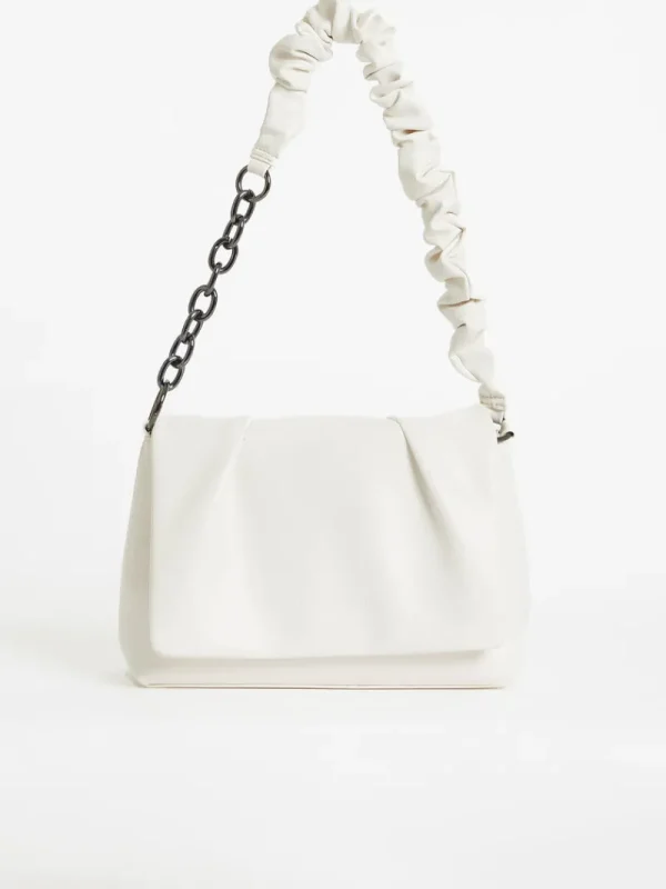FRENCH CONNECTION Women's Bags<Jeenaa X Rouched Shoulder Bag White
