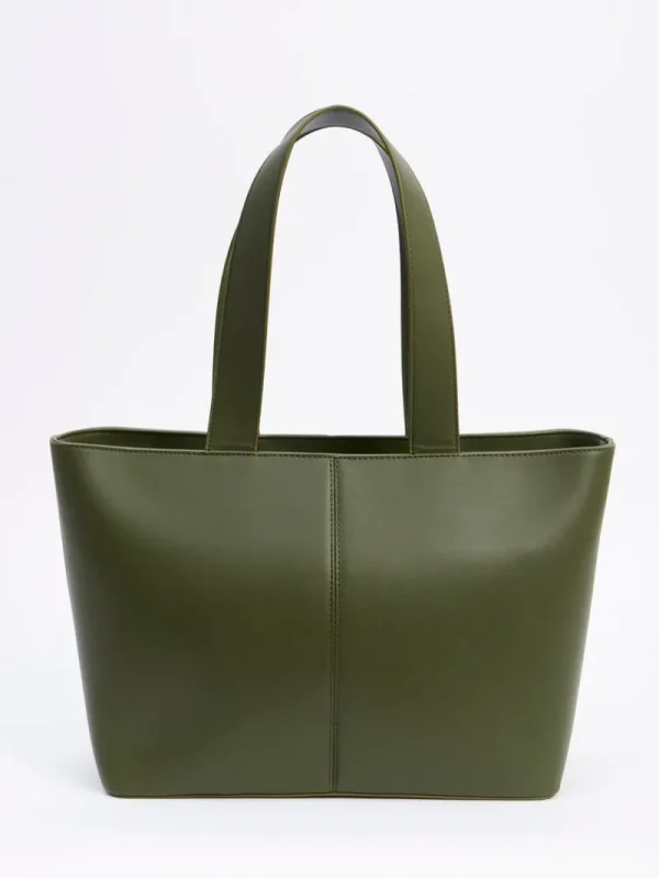 FRENCH CONNECTION Women's Bags<Jeenaa X Smooth Large Tote Bag OliveNight