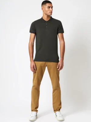 FRENCH CONNECTION T-Shirts & Polo Shirts<Jersey Polo Shirt DarkGreen