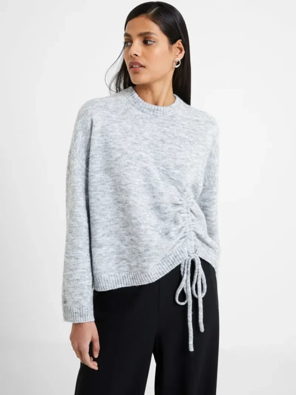 FRENCH CONNECTION Jumpers & Cardigans<Kezia Gathered Jumper LightGreyMel