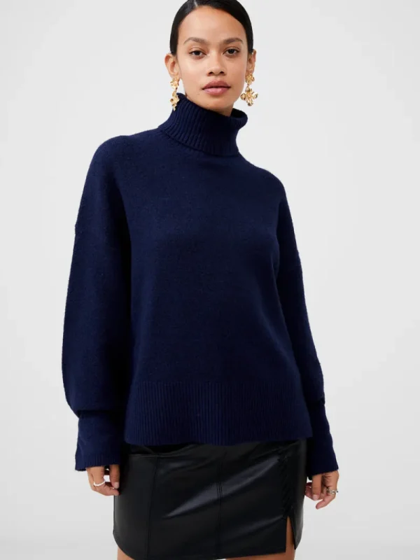 FRENCH CONNECTION Jumpers & Cardigans<Kezia Recycled Roll Neck Jumper Marine