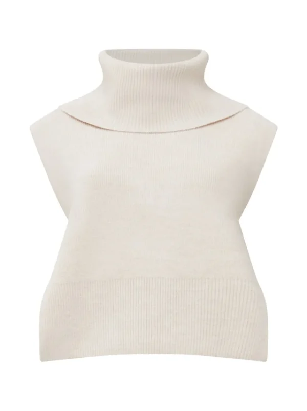 FRENCH CONNECTION Scarves<Knitted Cloak Oatmeal
