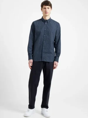 FRENCH CONNECTION Men's Shirts<Leaf Floral Shirt Marine7LeafFloral