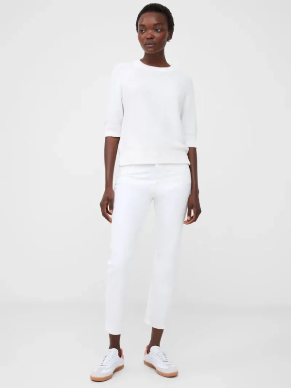 FRENCH CONNECTION Jumpers & Cardigans<Lily Mozart Short Sleeve Jumper SummerWhite