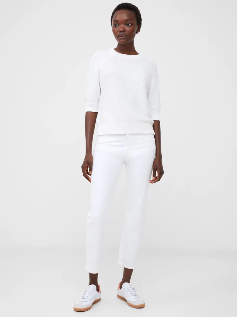 FRENCH CONNECTION Jumpers & Cardigans<Lily Mozart Short Sleeve Jumper SummerWhite