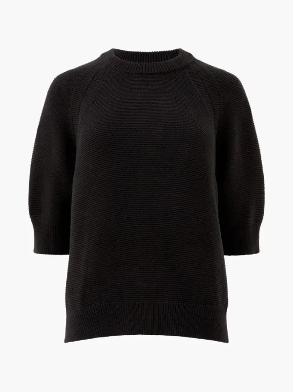 FRENCH CONNECTION Jumpers & Cardigans<Lily Mozart Short Sleeve Jumper MoonlessNight