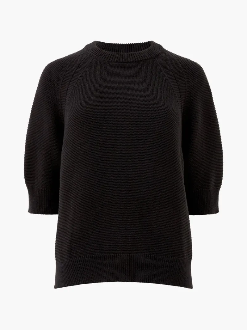 FRENCH CONNECTION Jumpers & Cardigans<Lily Mozart Short Sleeve Jumper MoonlessNight