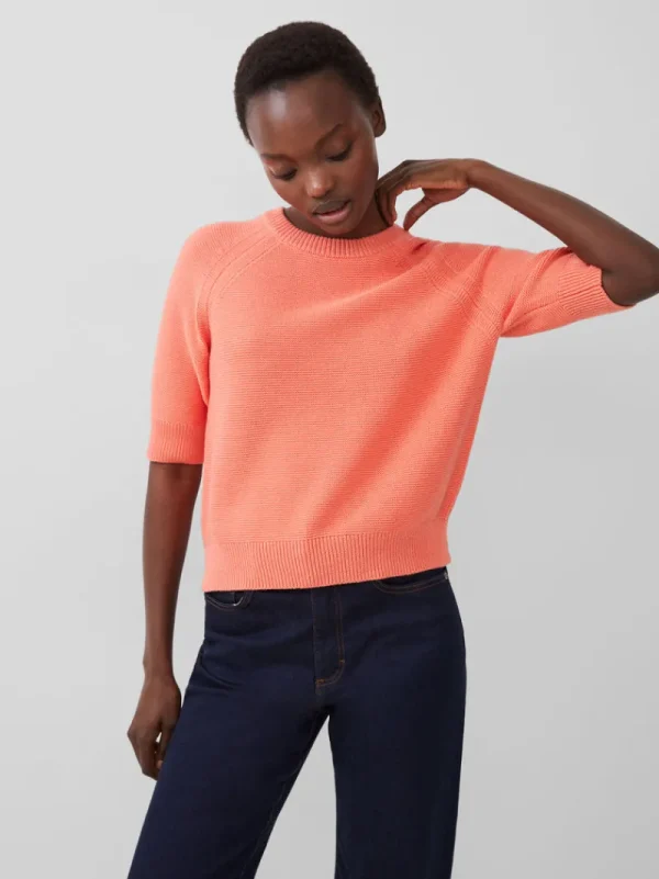 FRENCH CONNECTION Jumpers & Cardigans<Lily Mozart Short Sleeve Jumper Coral