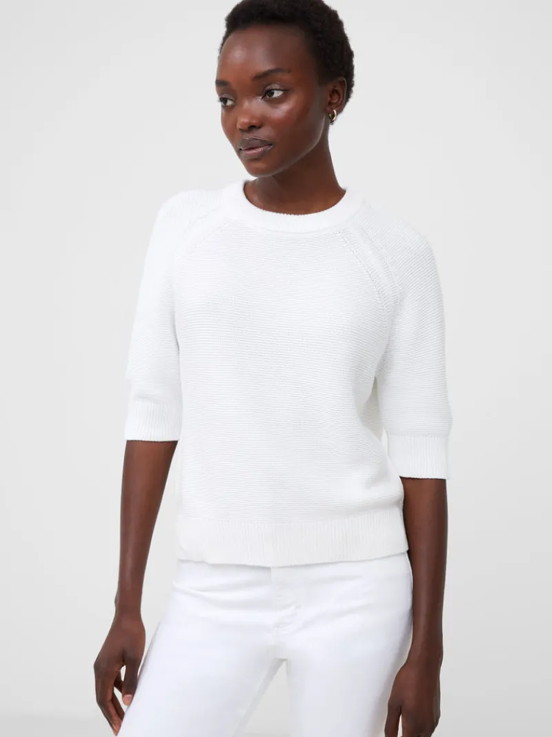 FRENCH CONNECTION Jumpers & Cardigans<Lily Mozart Short Sleeve Jumper SummerWhite