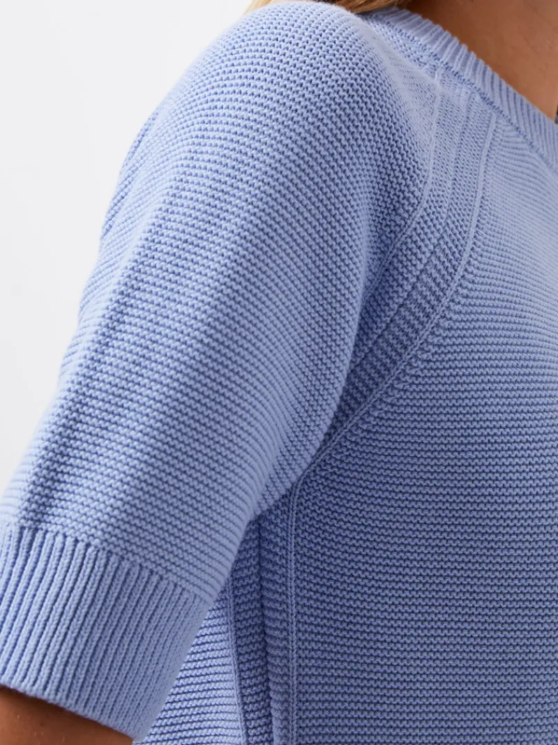 FRENCH CONNECTION Jumpers & Cardigans<Lily Mozart Short Sleeve Jumper Bluebell