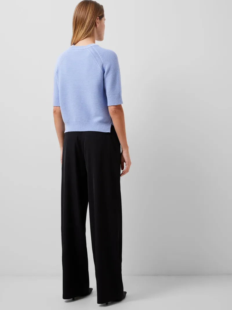 FRENCH CONNECTION Jumpers & Cardigans<Lily Mozart Short Sleeve Jumper Bluebell