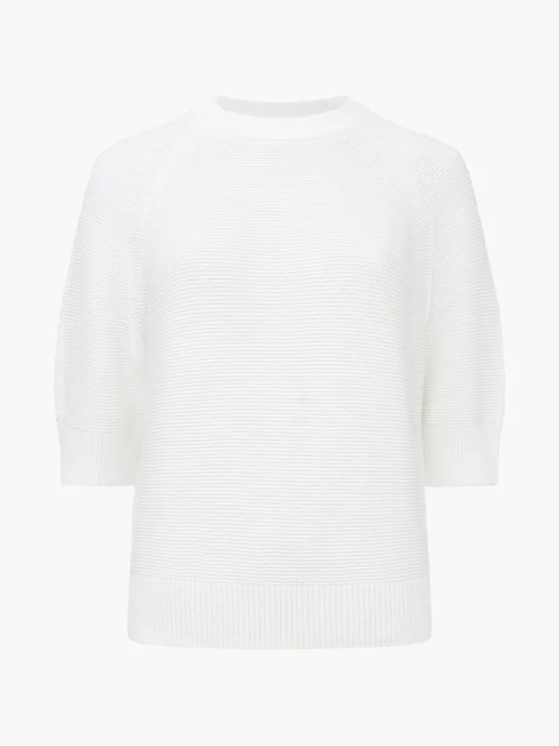 FRENCH CONNECTION Jumpers & Cardigans<Lily Mozart Short Sleeve Jumper SummerWhite