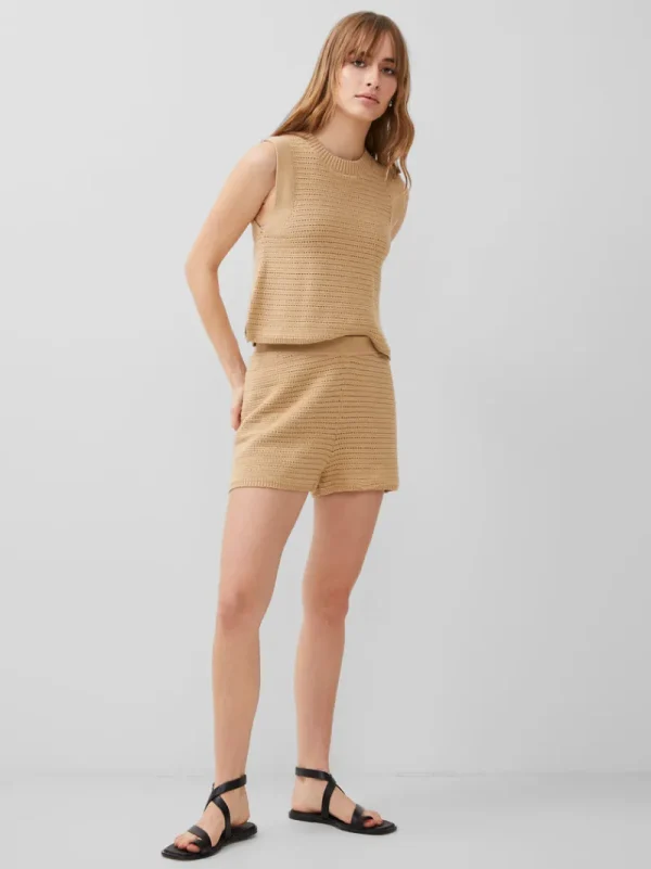 FRENCH CONNECTION Co-ords | Skirts & Shorts<Lumi Mozart Crochet Shorts Biscotti