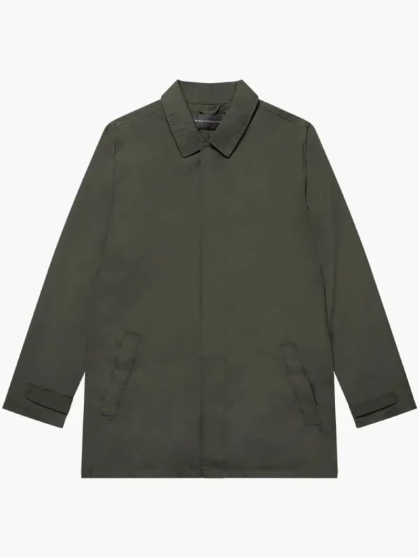 FRENCH CONNECTION Coats & Jackets<Mac Coat Khaki