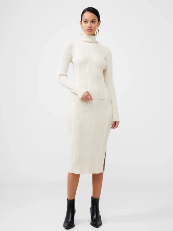 FRENCH CONNECTION Co-ords<Mari Knit Pencil Midi Skirt ClassicCreamMulti