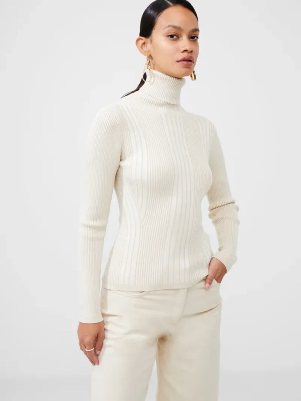 FRENCH CONNECTION Co-ords<Mari Knit Roll Neck Jumper ClassicCreamMulti