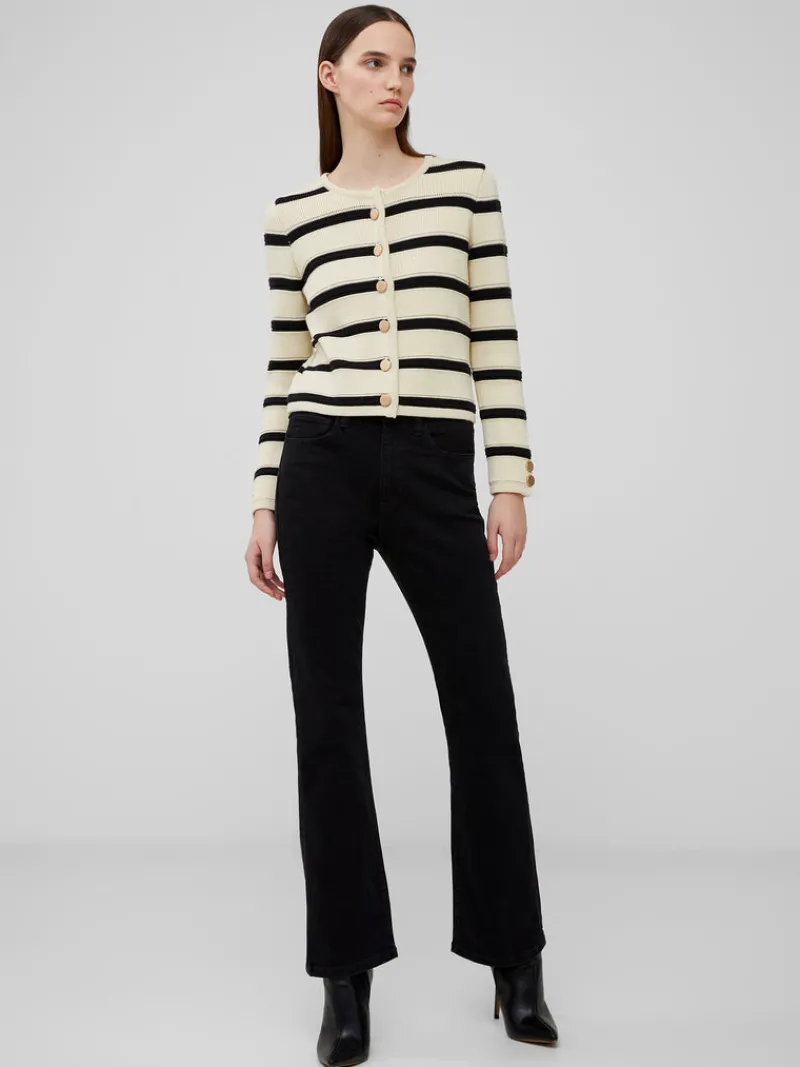 FRENCH CONNECTION Jumpers & Cardigans<Marloe Knitted Coatigan ClassicCream/Black