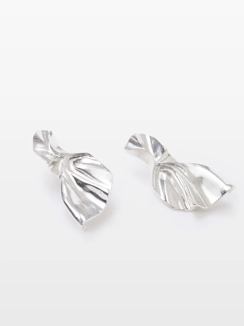 FRENCH CONNECTION Jewellery<Melton Metal Stud Earrings Silver