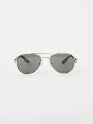FRENCH CONNECTION Sunglasses<Metal D-Frame Sunglasses Silver