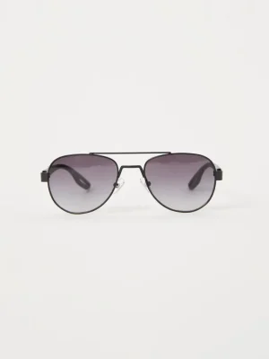 FRENCH CONNECTION Sunglasses<Metal D-Frame Sunglasses Black
