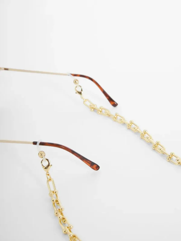 FRENCH CONNECTION Sunglasses | Jewellery<Metal Links Sunglasses Chain Gold