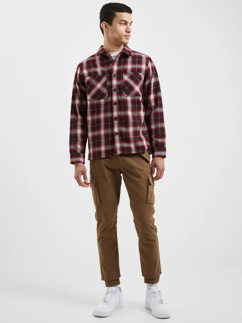 FRENCH CONNECTION Sale | Men's Shirts<Mist Check Recycled Overshirt TruffleMulti