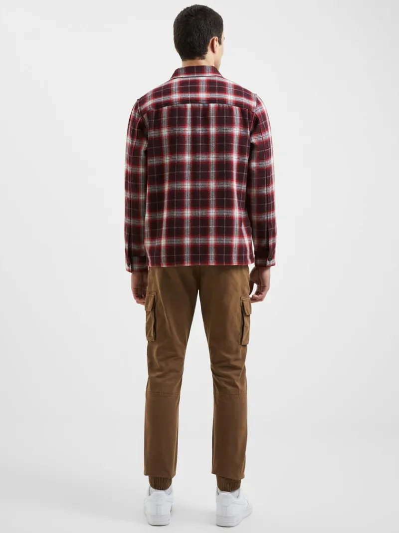 FRENCH CONNECTION Sale | Men's Shirts<Mist Check Recycled Overshirt TruffleMulti