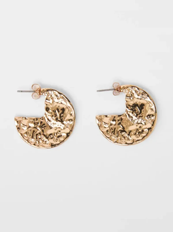 FRENCH CONNECTION Jewellery<Molten Half Hoop Earrings Gold