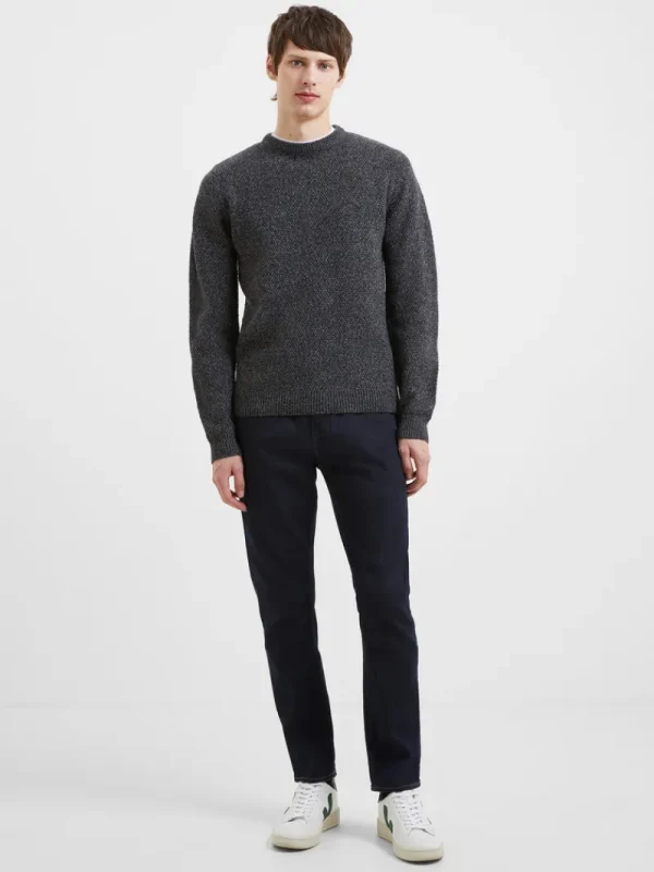 FRENCH CONNECTION Jumpers & Cardigans<Moss Knit Crew Neck Jumper DarkNavy/Charcoal