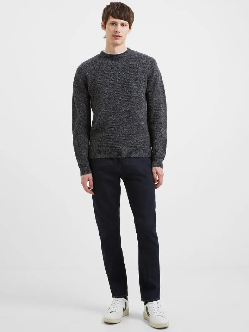 FRENCH CONNECTION Jumpers & Cardigans<Moss Knit Crew Neck Jumper DarkNavy/Charcoal