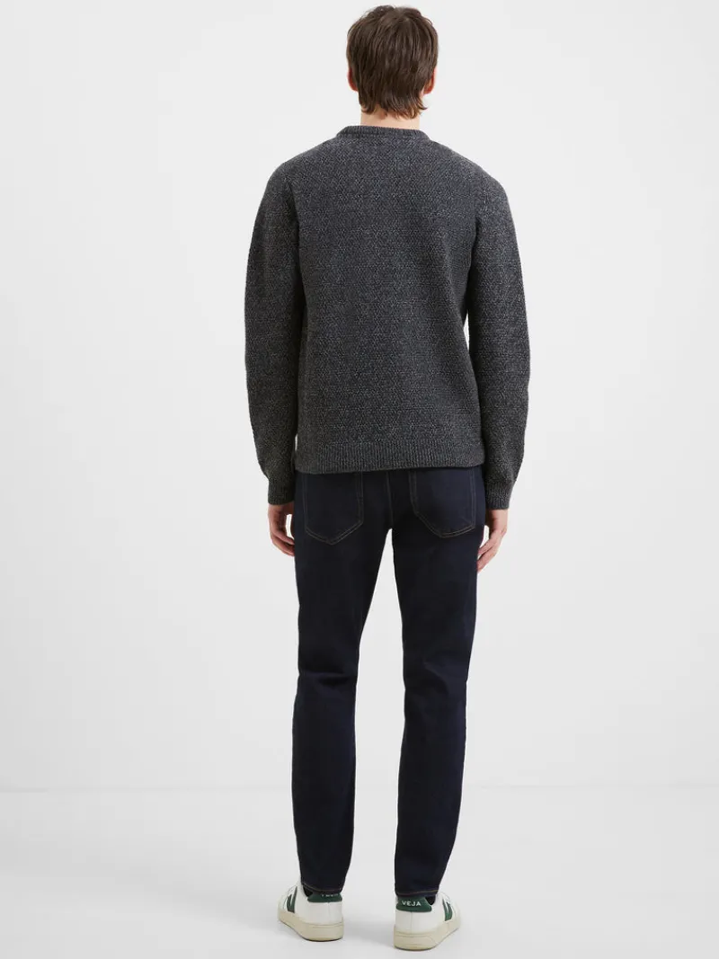 FRENCH CONNECTION Jumpers & Cardigans<Moss Knit Crew Neck Jumper DarkNavy/Charcoal