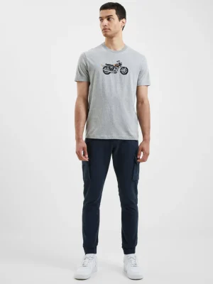FRENCH CONNECTION T-Shirts & Polo Shirts<Motorbike Pixel T-Shirt LightGreyMel