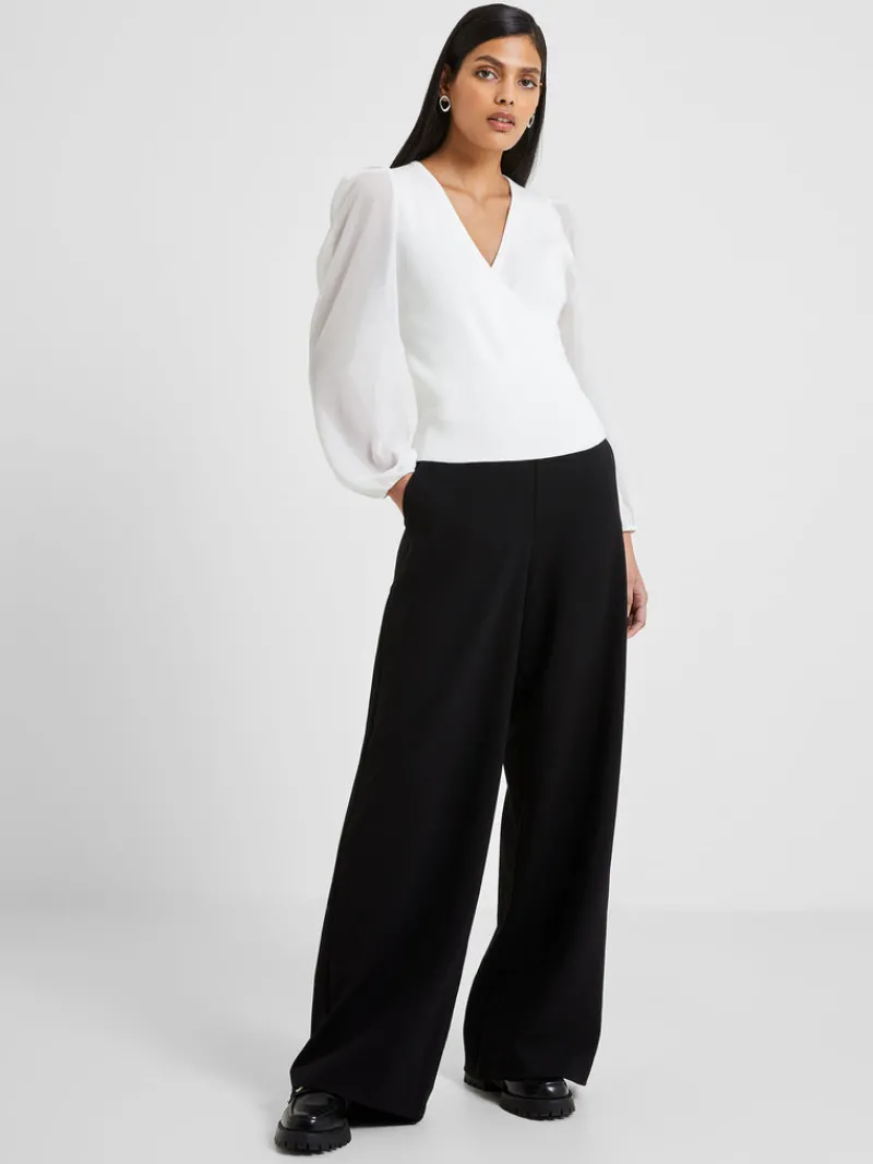 FRENCH CONNECTION Jumpers & Cardigans<Mozart Melody Mix V-Neck Jumper WinterWhite