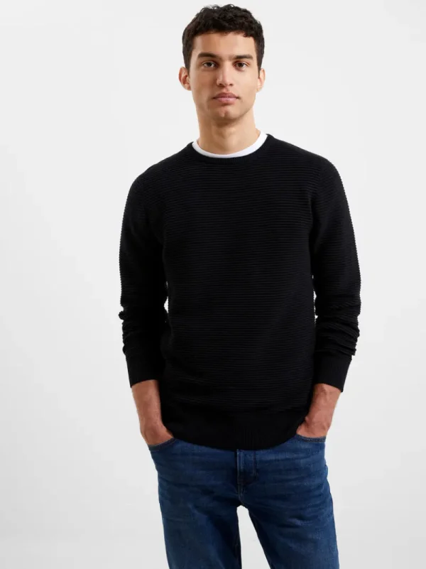 FRENCH CONNECTION Jumpers & Cardigans<Ottoman Jumper Black