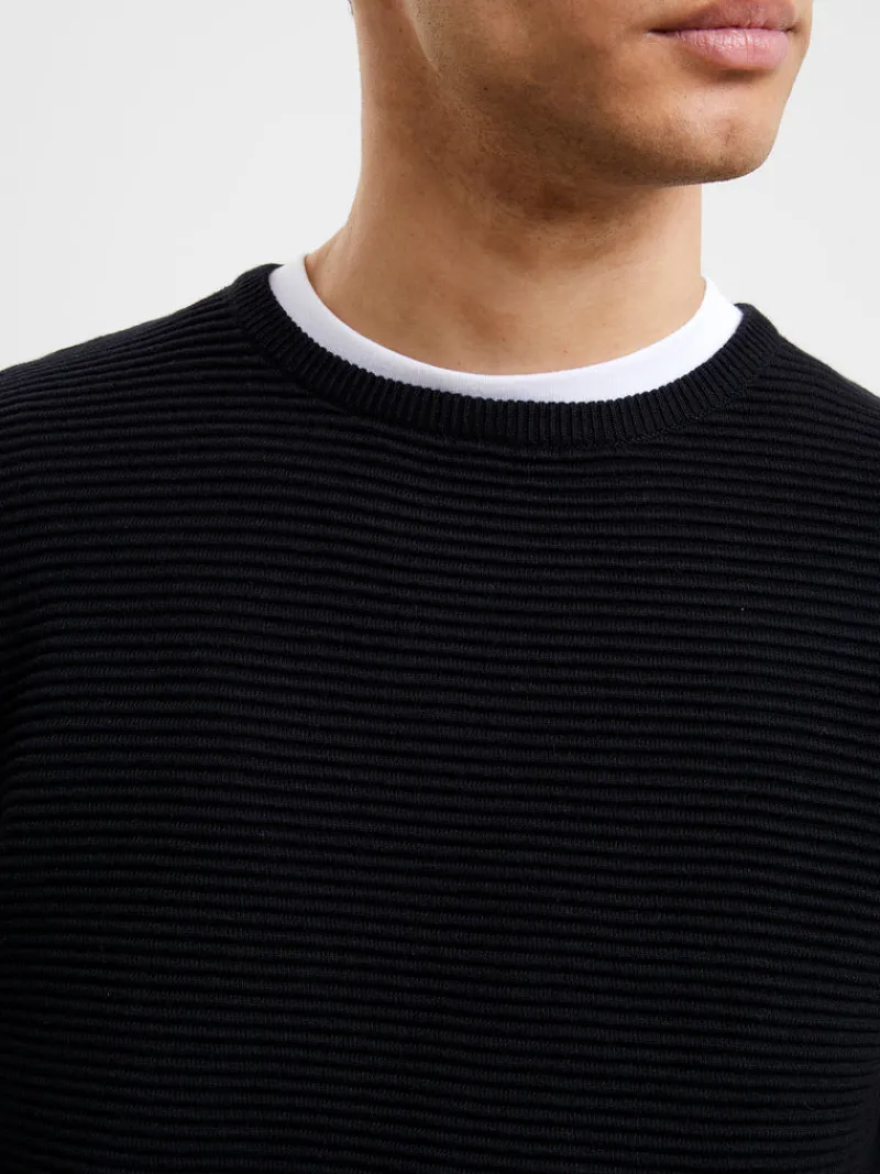 FRENCH CONNECTION Jumpers & Cardigans<Ottoman Jumper Black