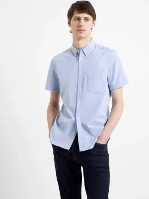FRENCH CONNECTION Men's Shirts<Oxford Short Sleeve Shirt Sky