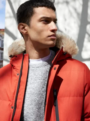 FRENCH CONNECTION Sale | Coats & Jackets<Padded Mid Length Parka Coat BurntOrange