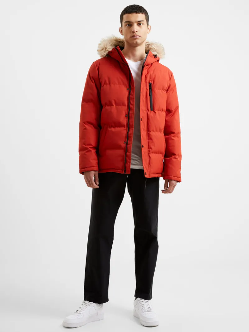 FRENCH CONNECTION Sale | Coats & Jackets<Padded Mid Length Parka Coat BurntOrange