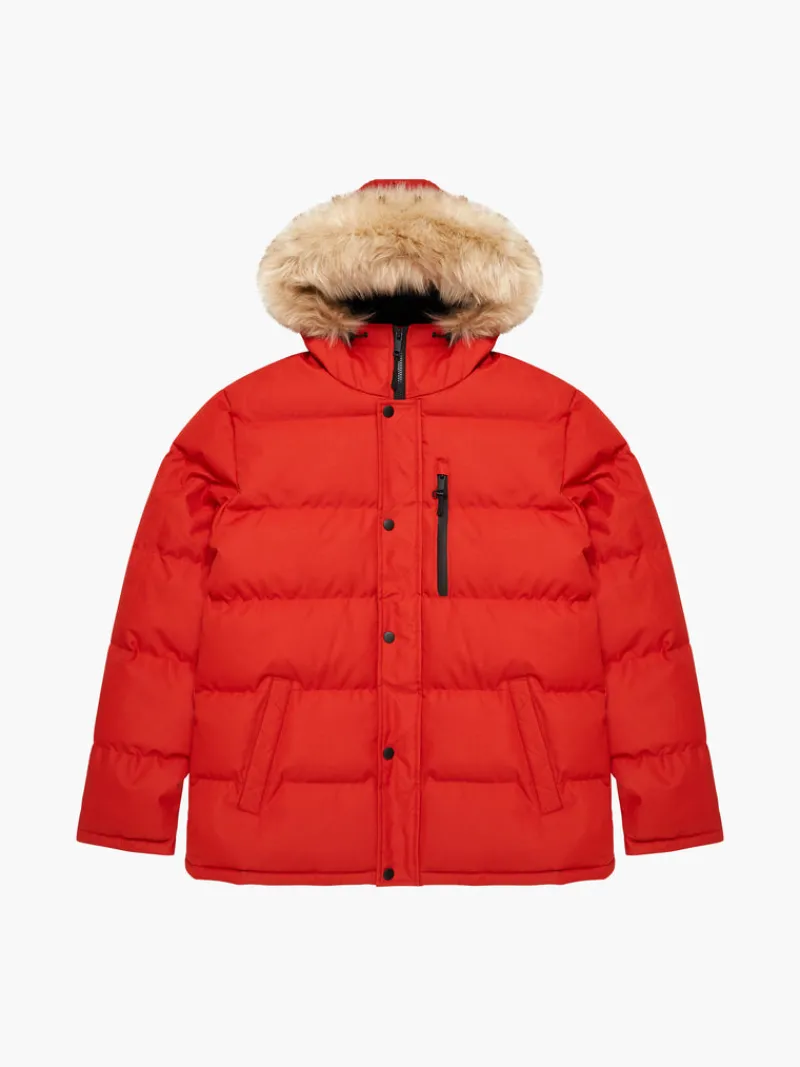 FRENCH CONNECTION Sale | Coats & Jackets<Padded Mid Length Parka Coat BurntOrange