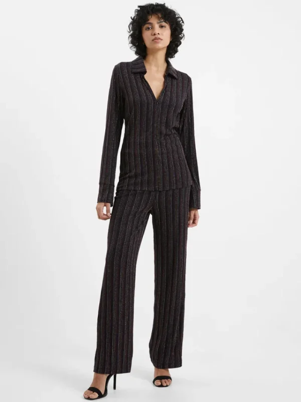 FRENCH CONNECTION Sale | Co-ords<Paula Lurex Stripe Trousers BlackoutMulti