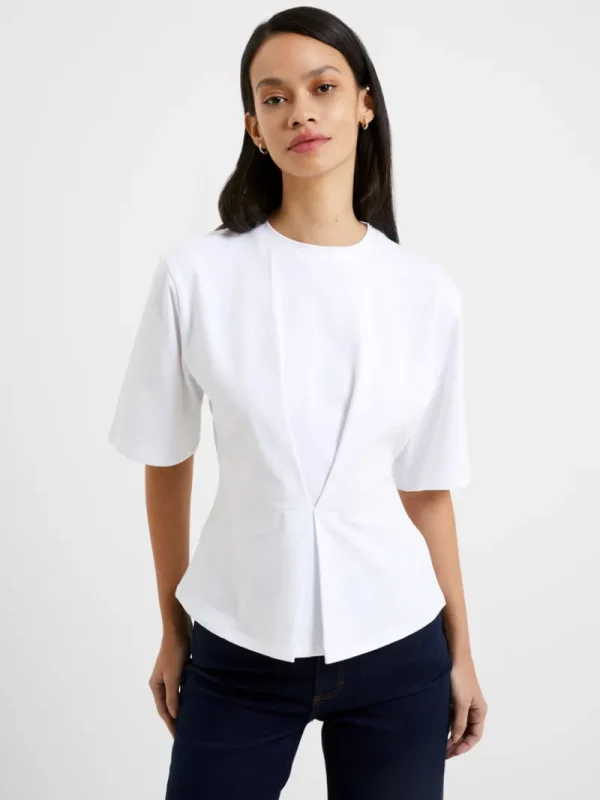 FRENCH CONNECTION Tops<Pearl Top LinenWhite