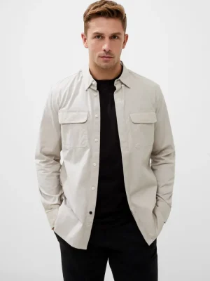 FRENCH CONNECTION Sale | Men's Shirts<2 Pocket Cotton Overshirt SolidStone