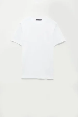 FRENCH CONNECTION T-Shirts & Polo Shirts<Popcorn Jersey Short Sleeve T-Shirt LinenWhite