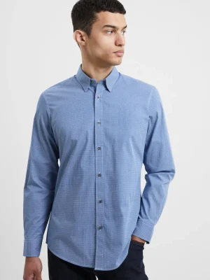 FRENCH CONNECTION Sale | Men's Shirts<Premium Floral Long Sleeve Shirt Blue