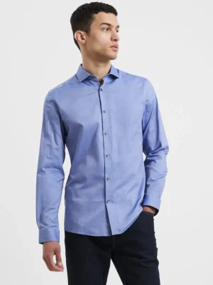 FRENCH CONNECTION Men's Shirts<Premium Oxford Long Sleeve Shirt Blue