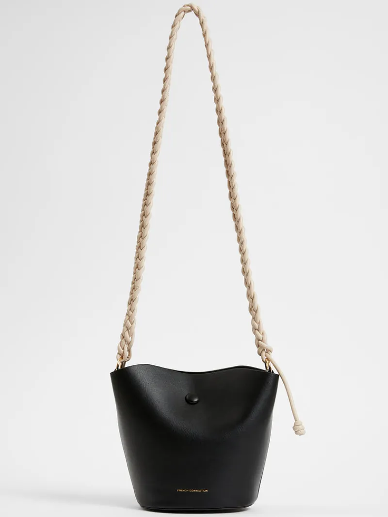 FRENCH CONNECTION Women's Bags<PU Bucket Bag Black