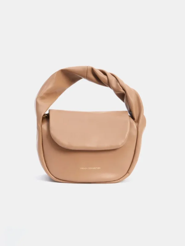 FRENCH CONNECTION Women's Bags<PU Mini Soft Handbag TobaccoBrown