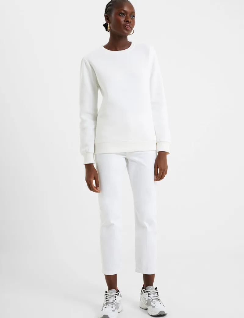 FRENCH CONNECTION Hoodies & Sweatshirts<Puff Sleeve Sweatshirt Ecru